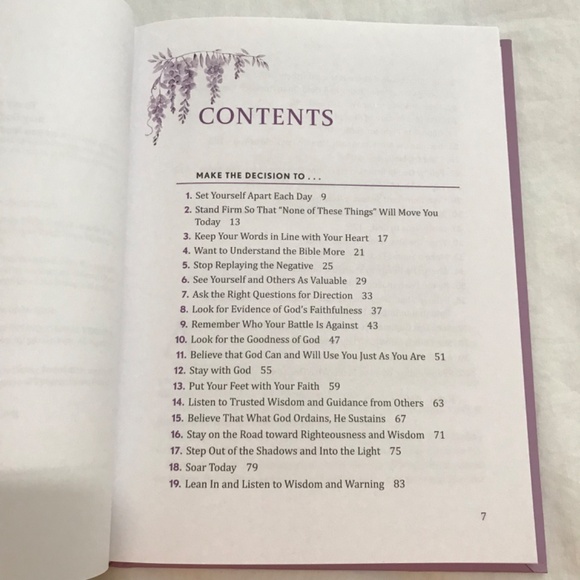 ๐3/$35 Wiser 40 Decisions to Grow Daily in God's Wisdom by Nicki Koziarz - Picture 5 of 6